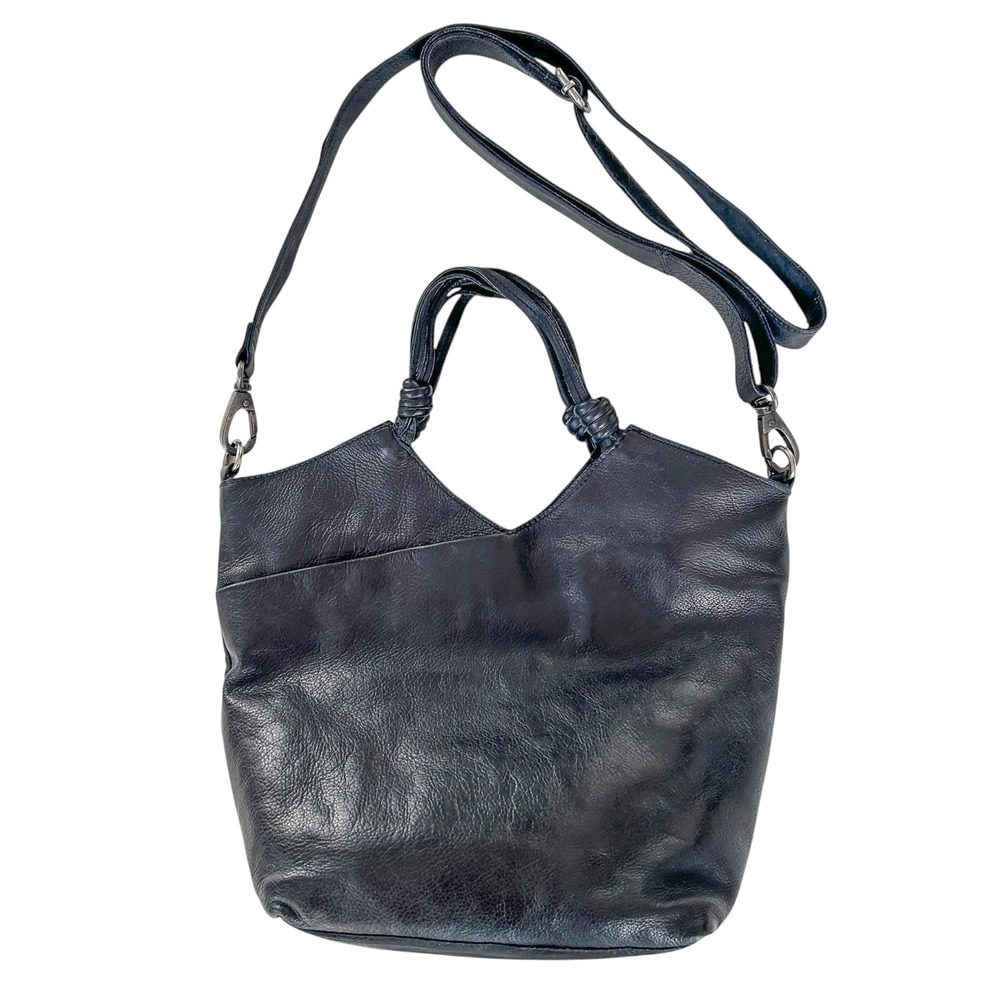 Latico Black Leather Crossbody Bag